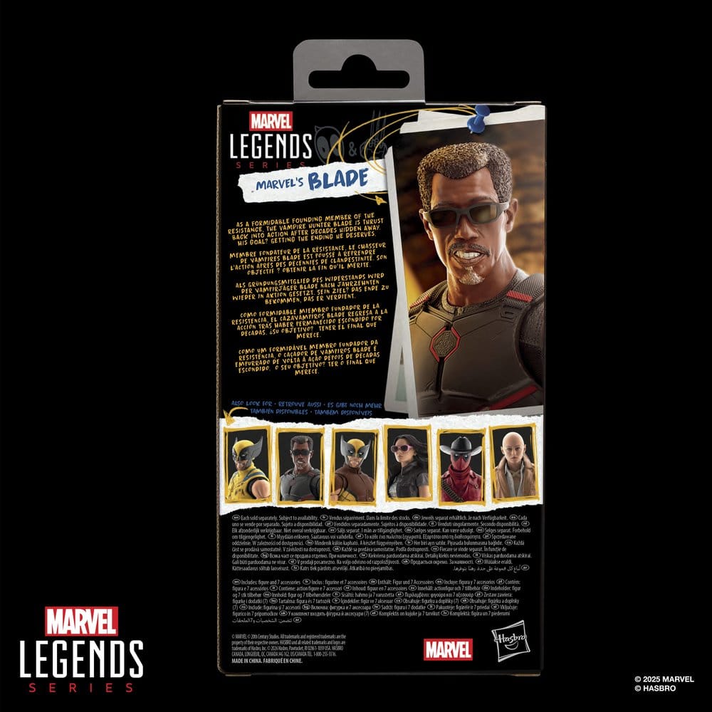 Deadpool & Wolverine Marvel Legends Action Figure Marvel's Blade Hasbro