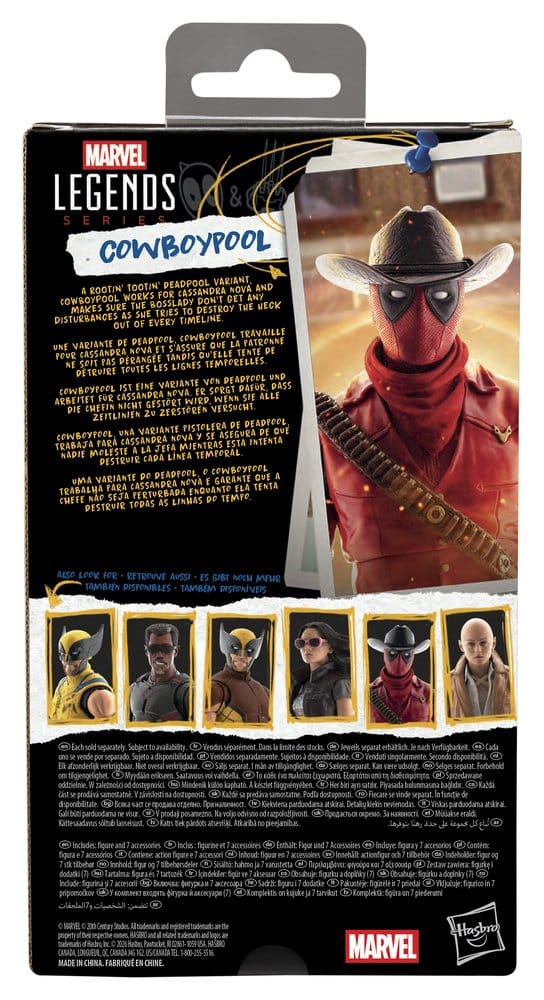 Deadpool & Wolverine Marvel Legends Action Figure Cowboypool Hasbro