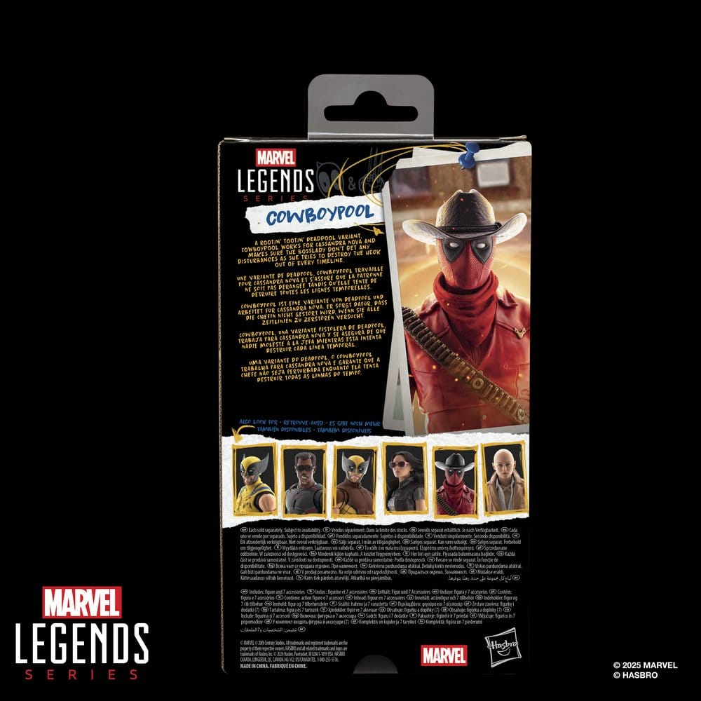 Deadpool & Wolverine Marvel Legends Action Figure Cowboypool Hasbro