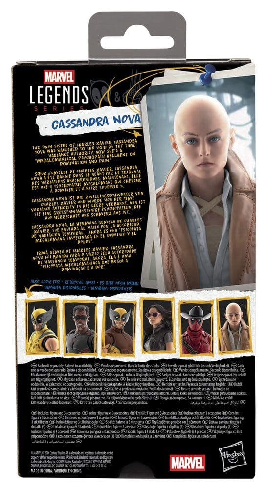 Deadpool & Wolverine Marvel Legends Action Figure Cassandra Nova Hasbro