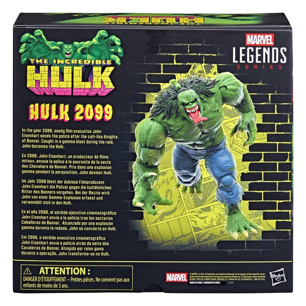 The Incredible Hulk Marvel Legends Action Figure Hulk 2099 Hasbro