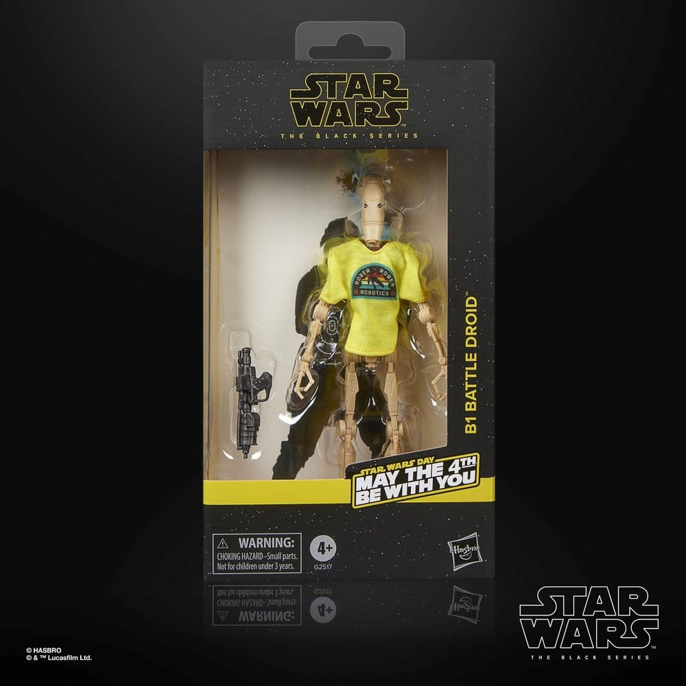 Star Wars Black Series Action Figure B1 Battle Droid May the 4th Be With You Hasbro