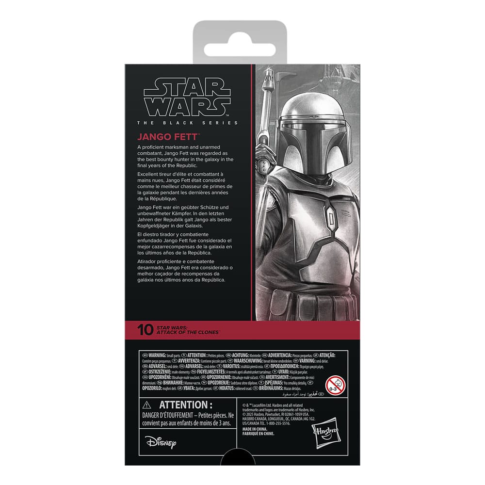 Star Wars Episode II Black Series Action Figure Jango Fett Hasbro