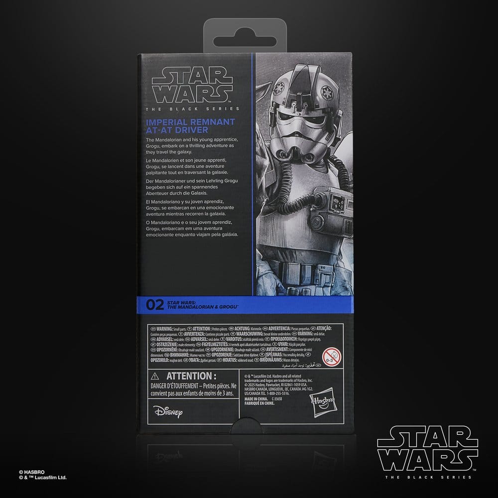 Star Wars The Mandalorian & Grogu Black Series Action Figure Imperial Remnant AT AT Driver Hasbro