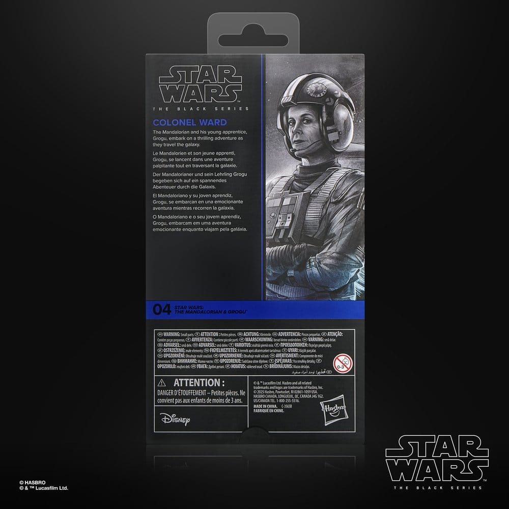 Star Wars The Mandalorian & Grogu Black Series Action Figure Colonel Ward Hasbro