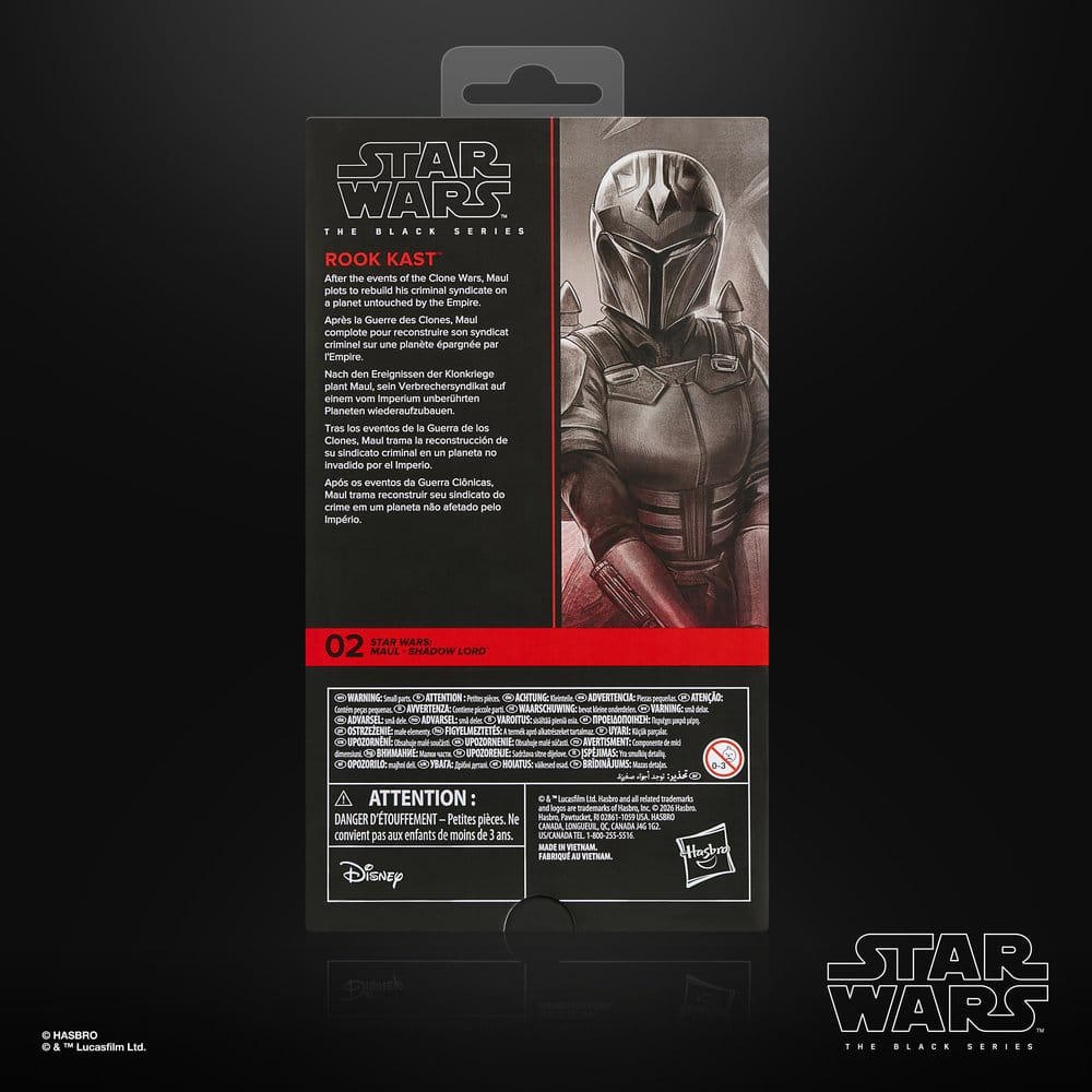 Star Wars Maul Shadow Lord Black Series Action Figure Rook Kast Hasbro