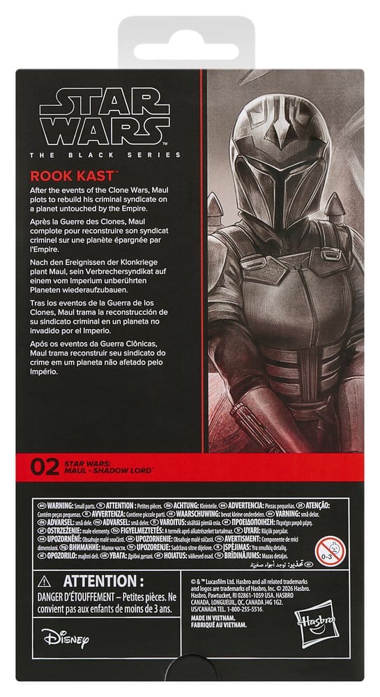 Star Wars Maul Shadow Lord Black Series Action Figure Rook Kast Hasbro