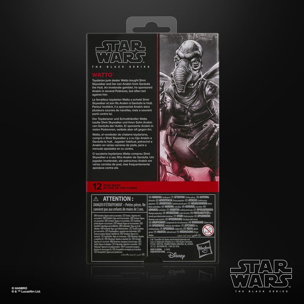 Star Wars Episode II Black Series Action Figure Watto Hasbro