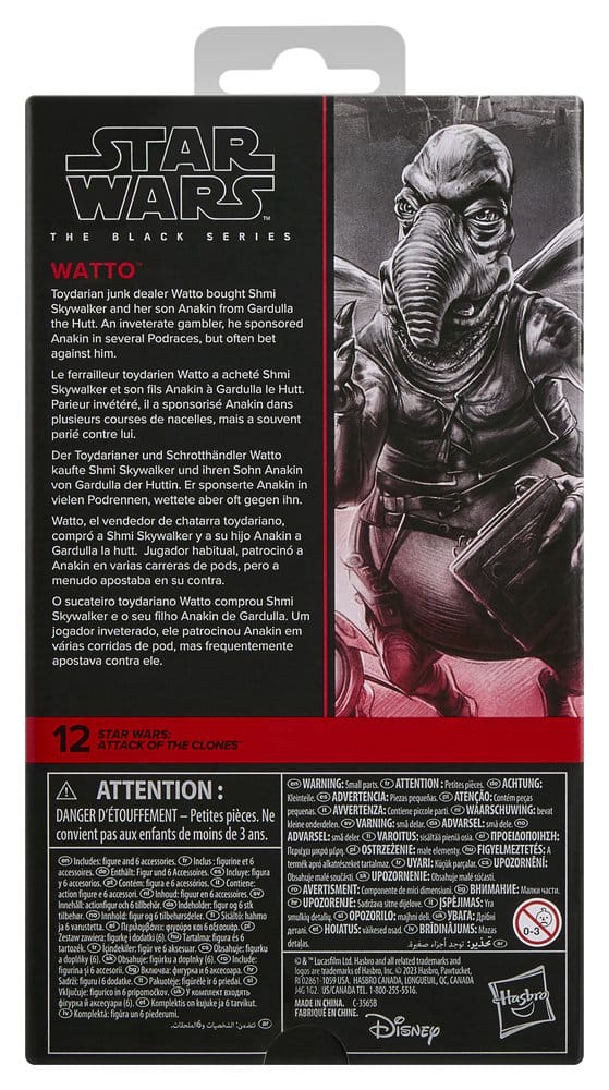 Star Wars Episode II Black Series Action Figure Watto Hasbro