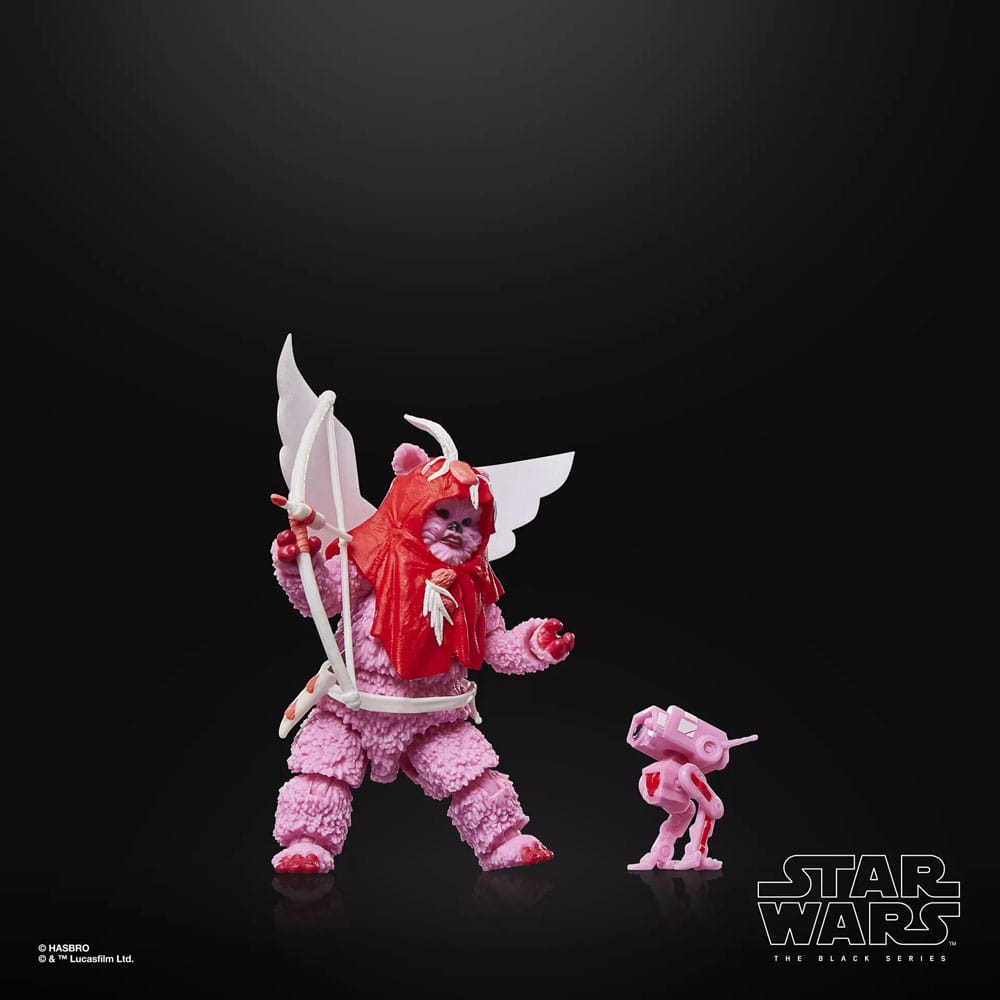 Star Wars Black Series Action Figure Ewok Valentine’s Day Edition Hasbro