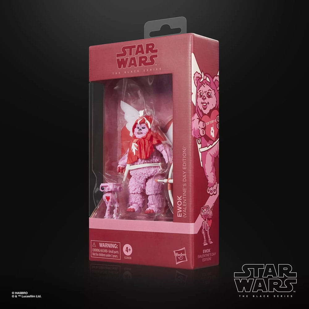 Star Wars Black Series Action Figure Ewok Valentine’s Day Edition Hasbro