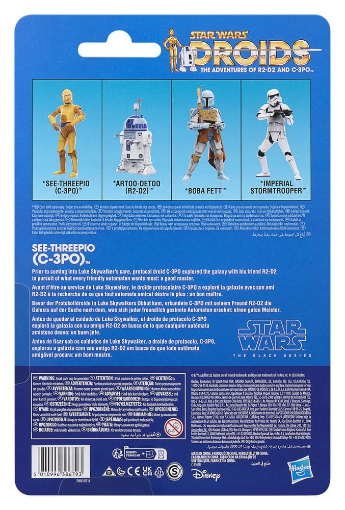 Star Wars Droids Black Series Action Figure See Threepio C 3PO Hasbro