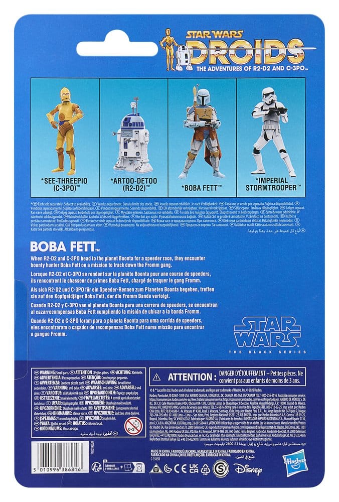Star Wars Droids Black Series Action Figure Boba Fett Hasbro