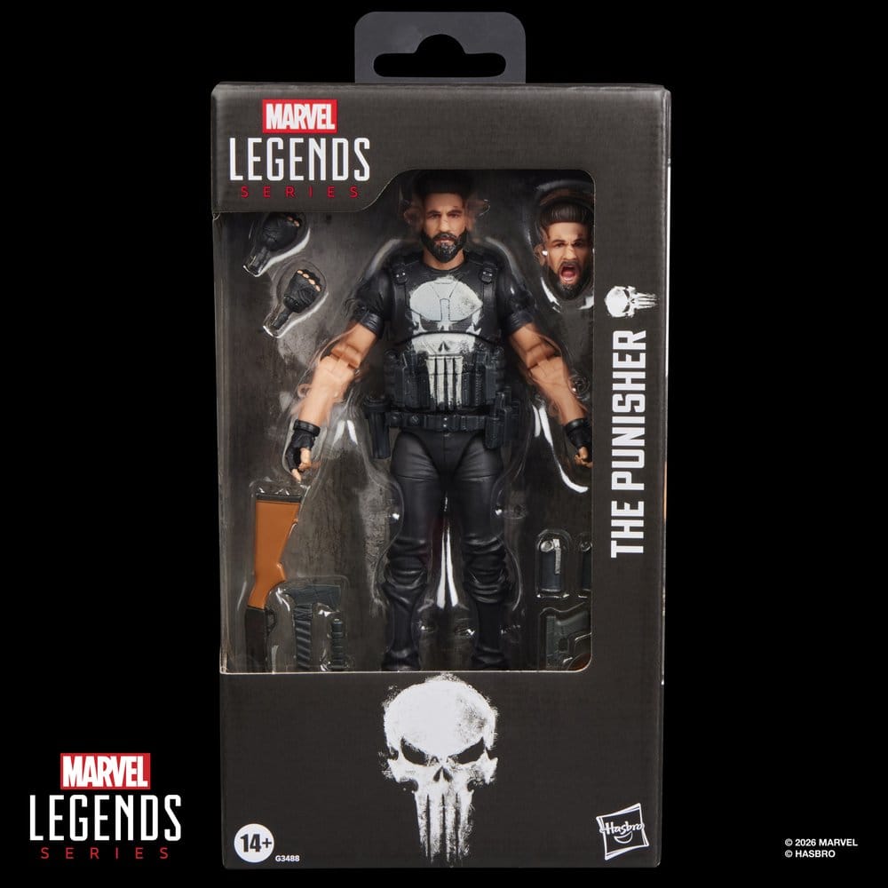 The Punisher Marvel Legends Action Figure The Punisher Hasbro