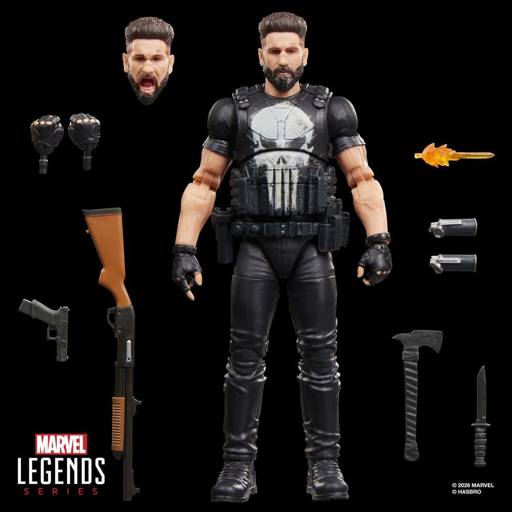 The Punisher Marvel Legends Action Figure The Punisher Hasbro