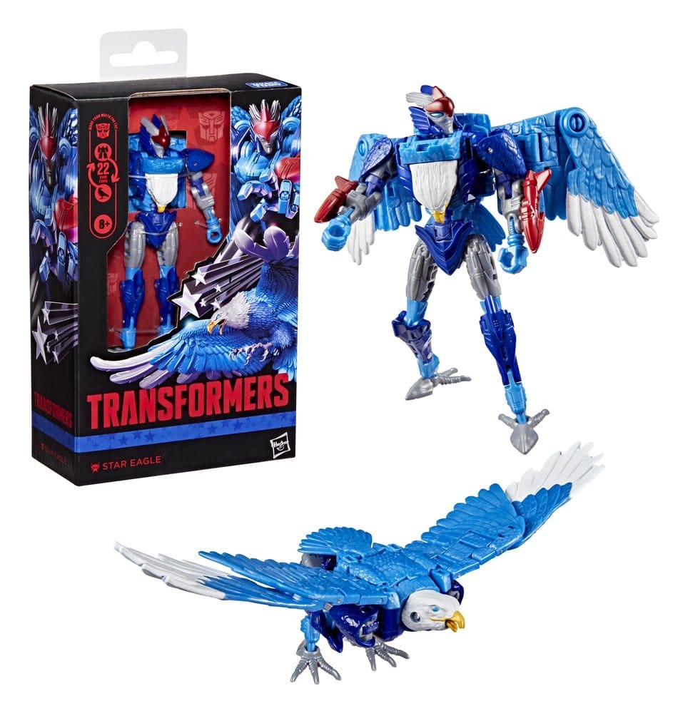 Transformers Deluxe Class Action Figure Star Eagle Hasbro