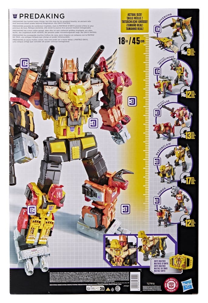 Transformers Power of the Primes Combiner Action Figure Predaking Hasbro