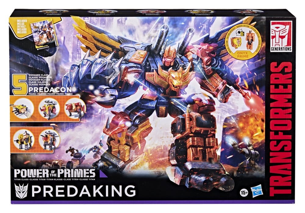 Transformers Power of the Primes Combiner Action Figure Predaking Hasbro