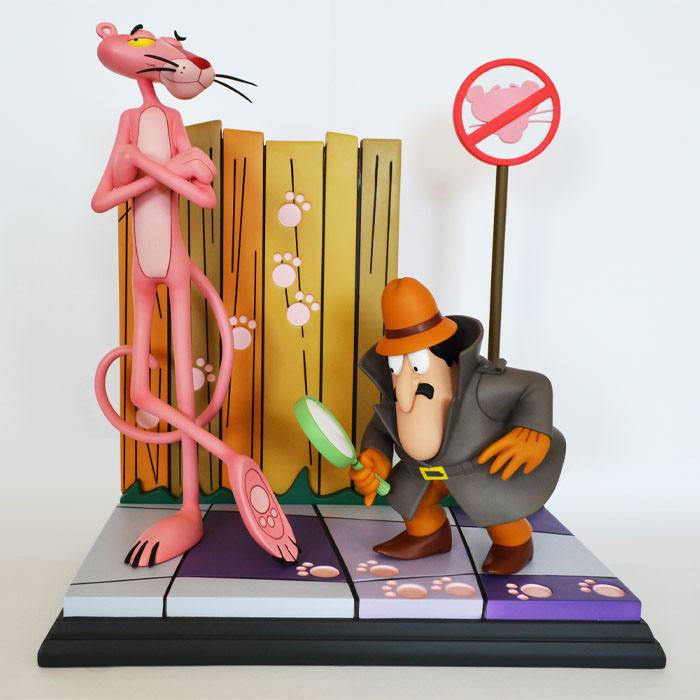 The Pink Panther Statue Pink Panther & The Inspector Hollywood Collectibles Group