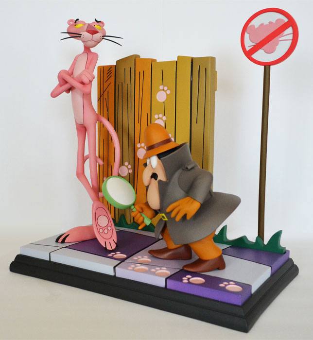 The Pink Panther Statue Pink Panther & The Inspector Hollywood Collectibles Group