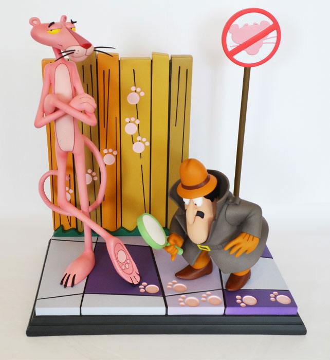 The Pink Panther Statue Pink Panther & The Inspector Hollywood Collectibles Group