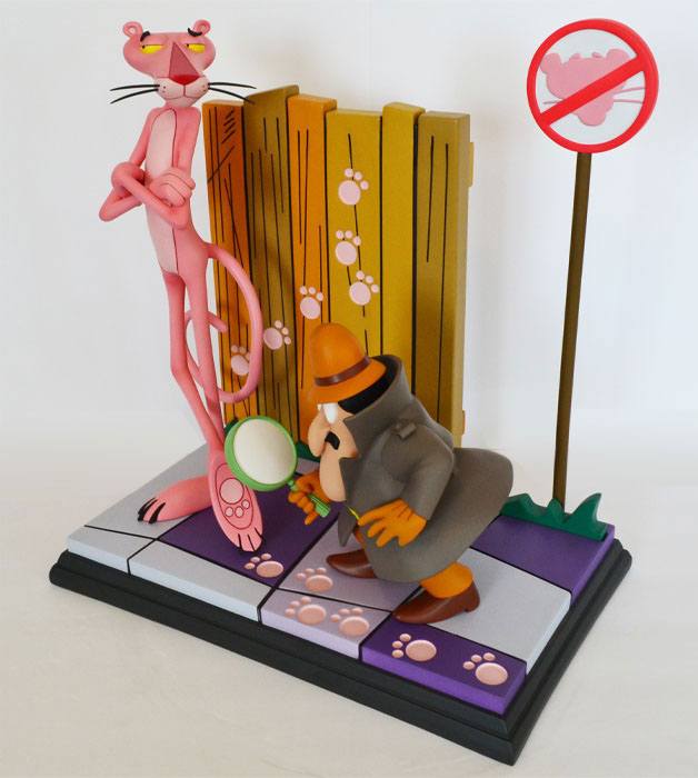 The Pink Panther Statue Pink Panther & The Inspector Hollywood Collectibles Group
