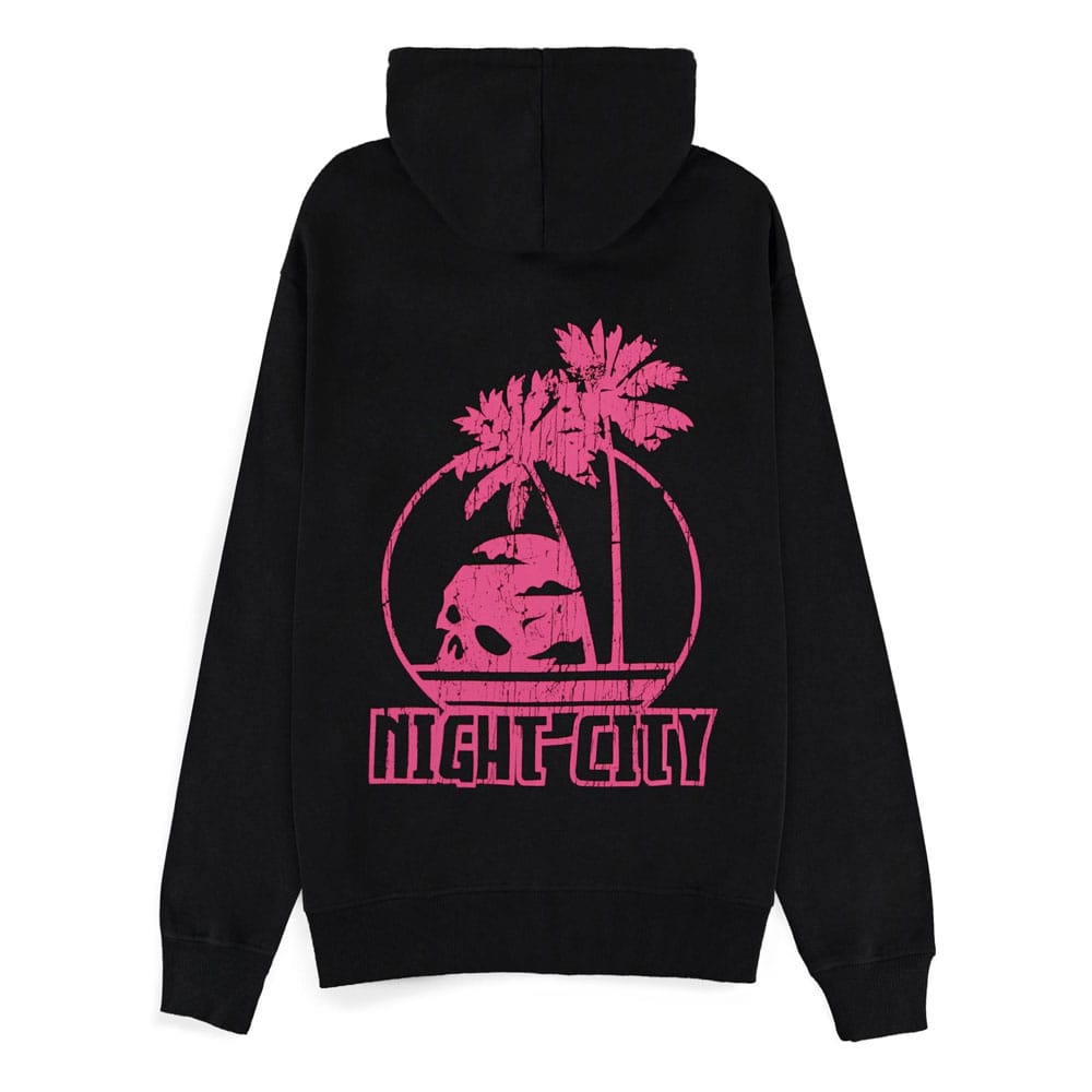 Cyberpunk 2077 Zipper Hoodie Night City Size S Difuzed