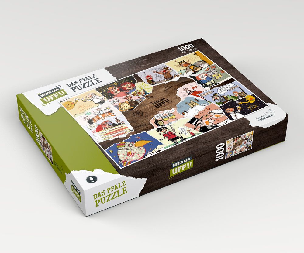 Heer Ma Uff!! Das Pfalzpuzzle Jigsaw Puzzle 1000 pieces heo Games