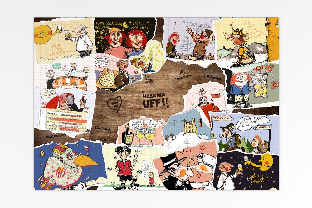 Heer Ma Uff!! Das Pfalzpuzzle Jigsaw Puzzle 1000 pieces heo Games