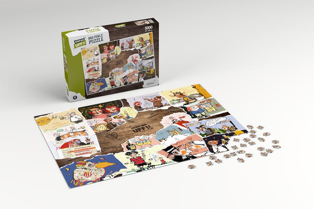 Heer Ma Uff!! Das Pfalzpuzzle Jigsaw Puzzle 1000 pieces heo Games