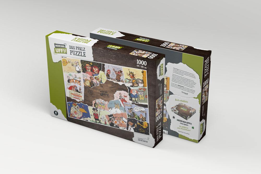 Heer Ma Uff!! Das Pfalzpuzzle Jigsaw Puzzle 1000 pieces heo Games