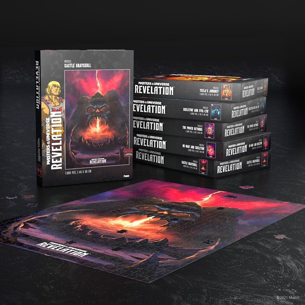 Masters of the Universe Revelation&trade; Jigsaw Puzzle Castle Grayskull 1000 pieces heo Games