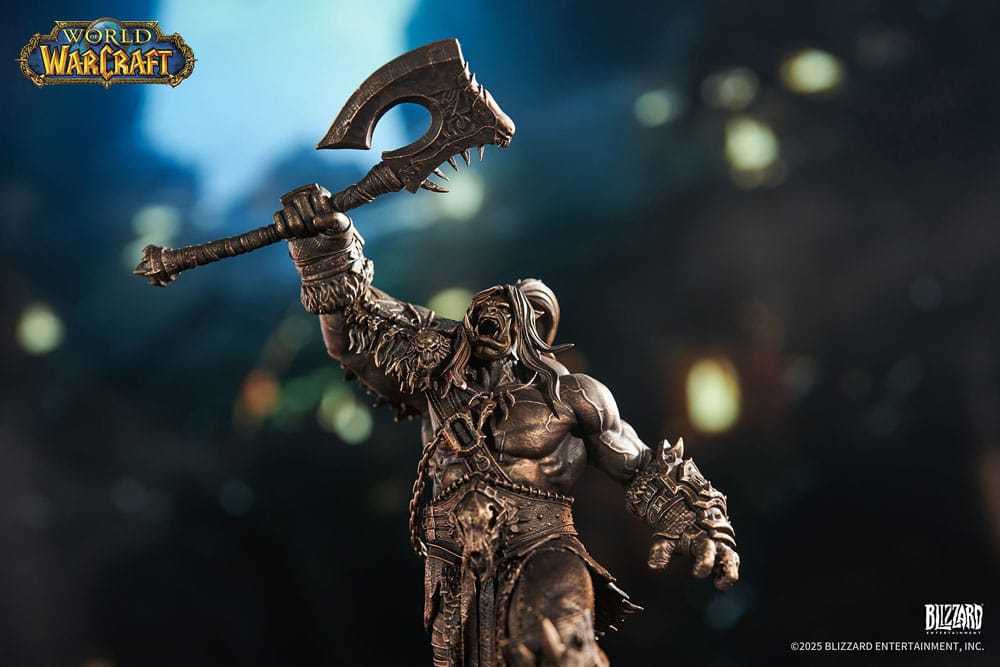 World of Warcraft Statue Bronze Coloured Edition Grommash Hellscream HEX Collectibles
