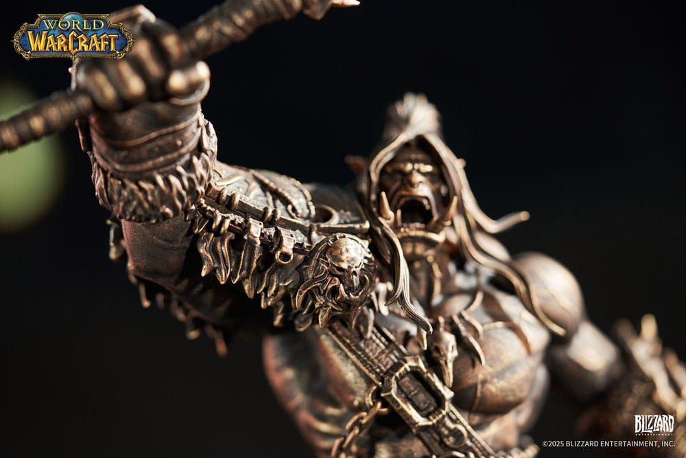 World of Warcraft Statue Bronze Coloured Edition Grommash Hellscream HEX Collectibles