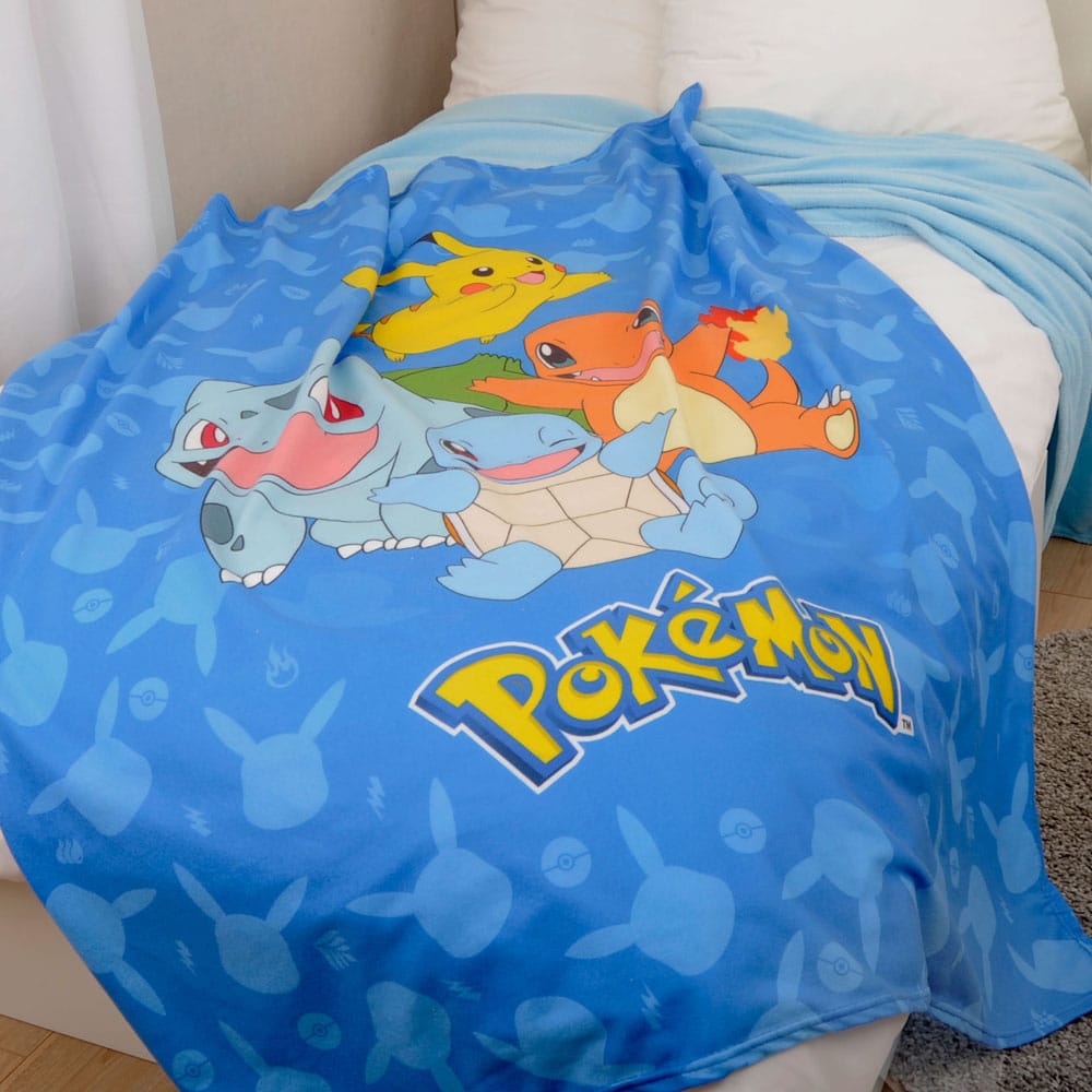 Pokémon Fleece Blanket Starter Pokémon Herding
