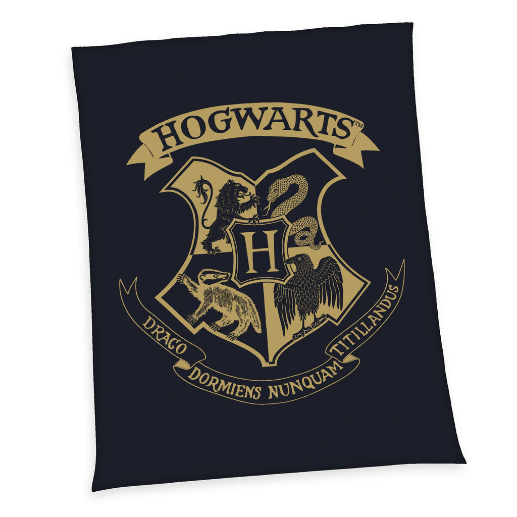 Harry Potter Fleece Blanket Hogwarts Herding