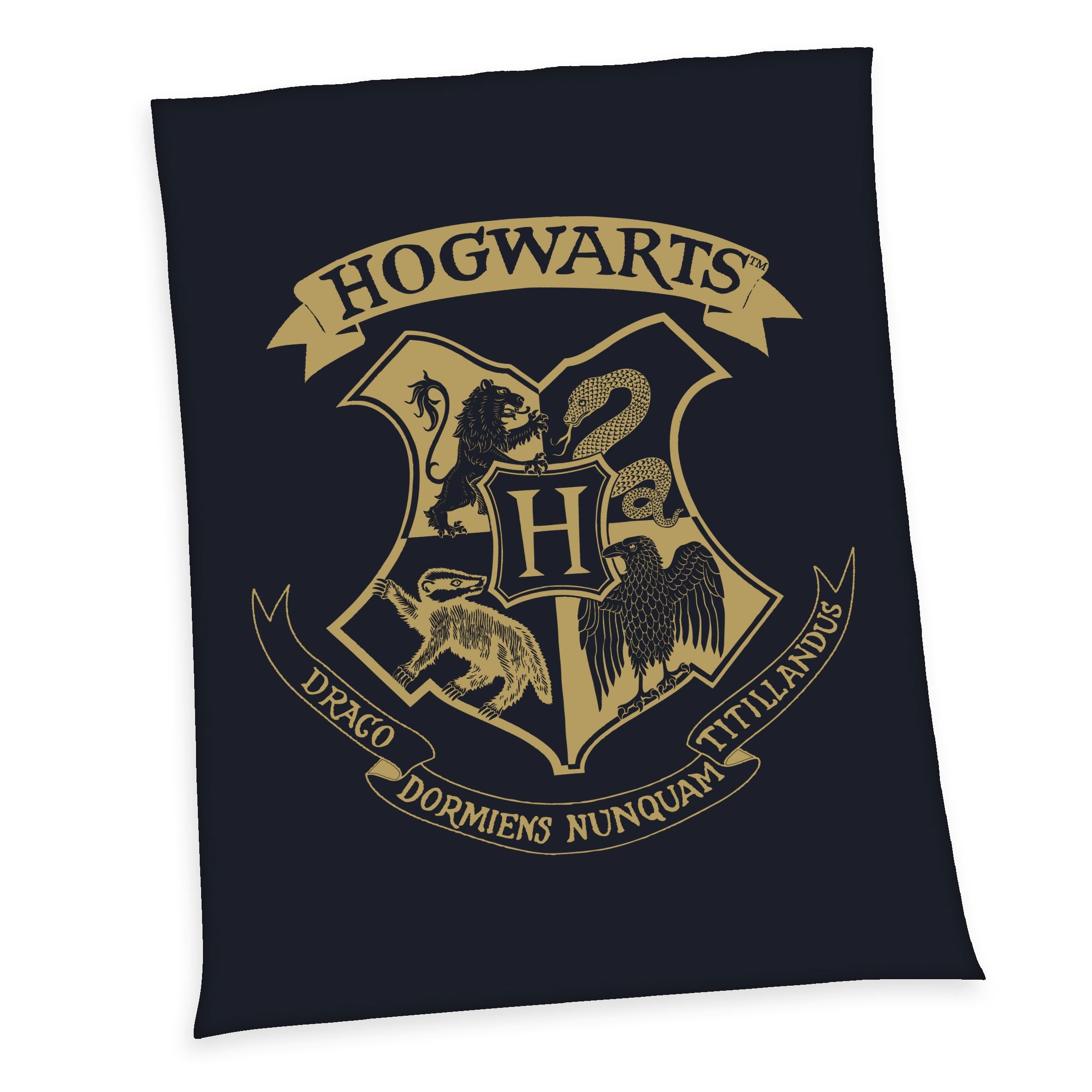 Harry Potter Fleece Blanket Hogwarts Herding
