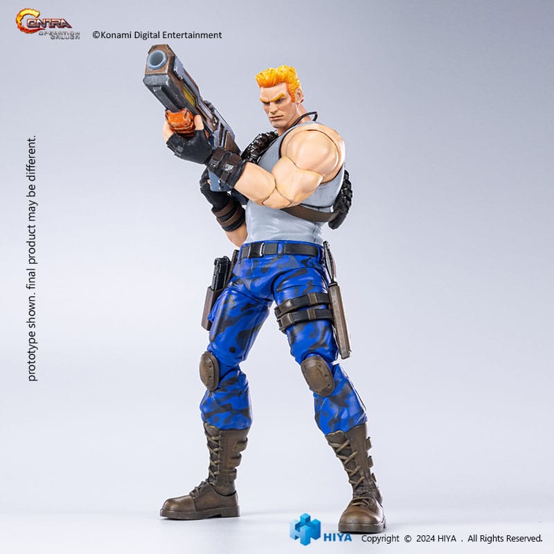 Contra Operation Galuga Exquisite Basic Action Figure Bill Rizer Hiya Toys