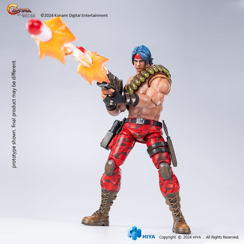 Contra Operation Galuga Exquisite Basic Action Figure Lance Bean Hiya Toys