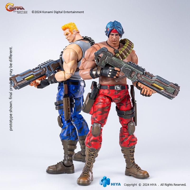 Contra Operation Galuga Exquisite Basic Action Figure Lance Bean Hiya Toys
