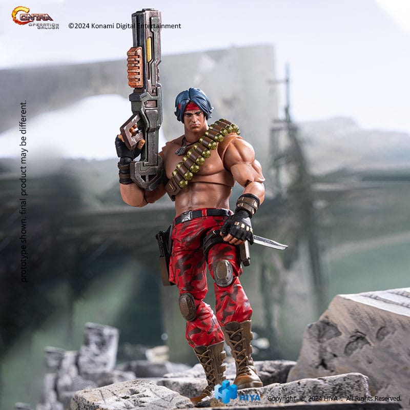 Contra Operation Galuga Exquisite Basic Action Figure Lance Bean Hiya Toys