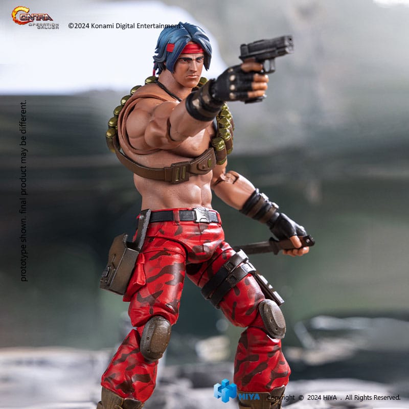 Contra Operation Galuga Exquisite Basic Action Figure Lance Bean Hiya Toys