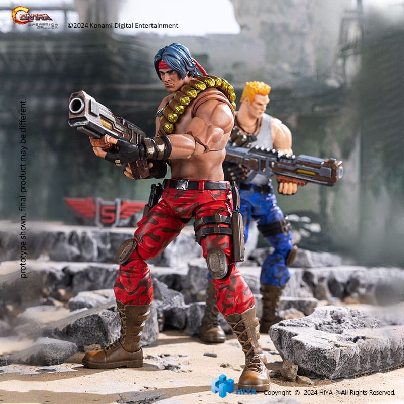 Contra Operation Galuga Exquisite Basic Action Figure Lance Bean Hiya Toys