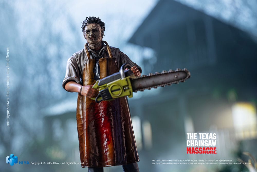 Texas Chainsaw Massacre 1974 Exquisite Mini Action Figure 1/18 Killing Mask Hiya Toys