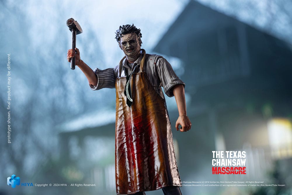 Texas Chainsaw Massacre 1974 Exquisite Mini Action Figure 1/18 Killing Mask Hiya Toys