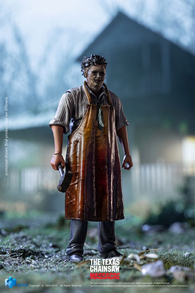 Texas Chainsaw Massacre 1974 Exquisite Mini Action Figure 1/18 Killing Mask Hiya Toys