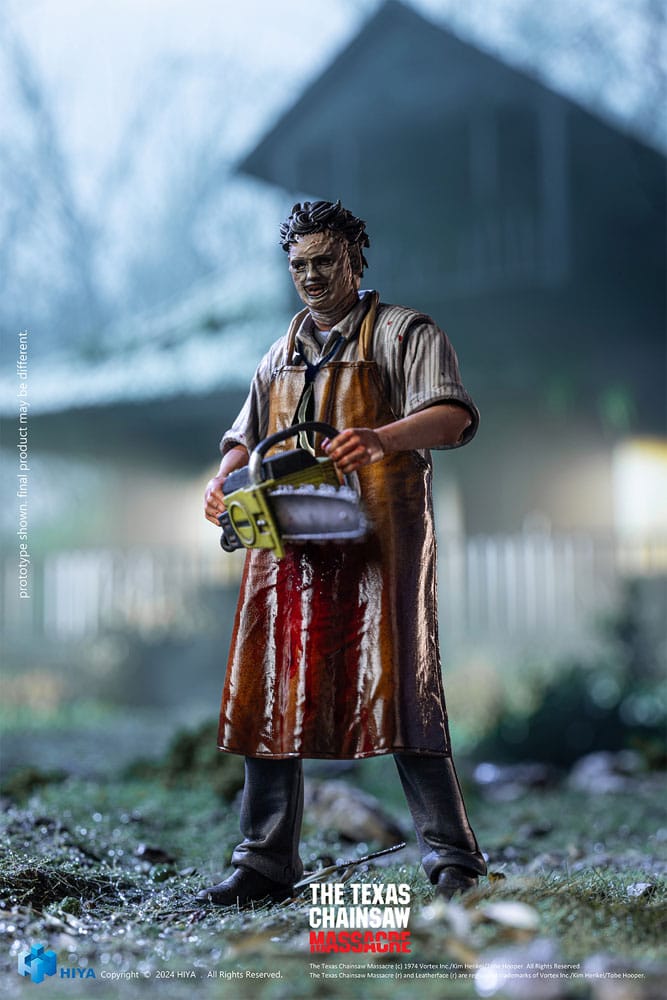 Texas Chainsaw Massacre 1974 Exquisite Mini Action Figure 1/18 Killing Mask Hiya Toys