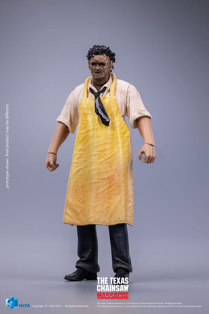 Texas Chainsaw Massacre 1974 Exquisite Mini Action Figure 1/18 LeatherFace Killing Mask Standard Ver. Hiya Toys