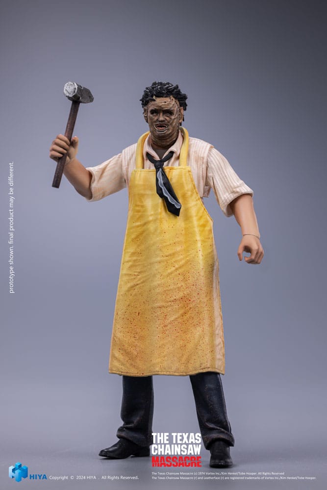 Texas Chainsaw Massacre 1974 Exquisite Mini Action Figure 1/18 LeatherFace Killing Mask Standard Ver. Hiya Toys