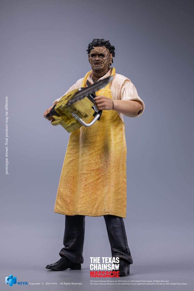 Texas Chainsaw Massacre 1974 Exquisite Mini Action Figure 1/18 LeatherFace Killing Mask Standard Ver. Hiya Toys